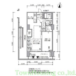 東雲キャナルコートＣＯＤＡＮ１７号棟の物件間取画像